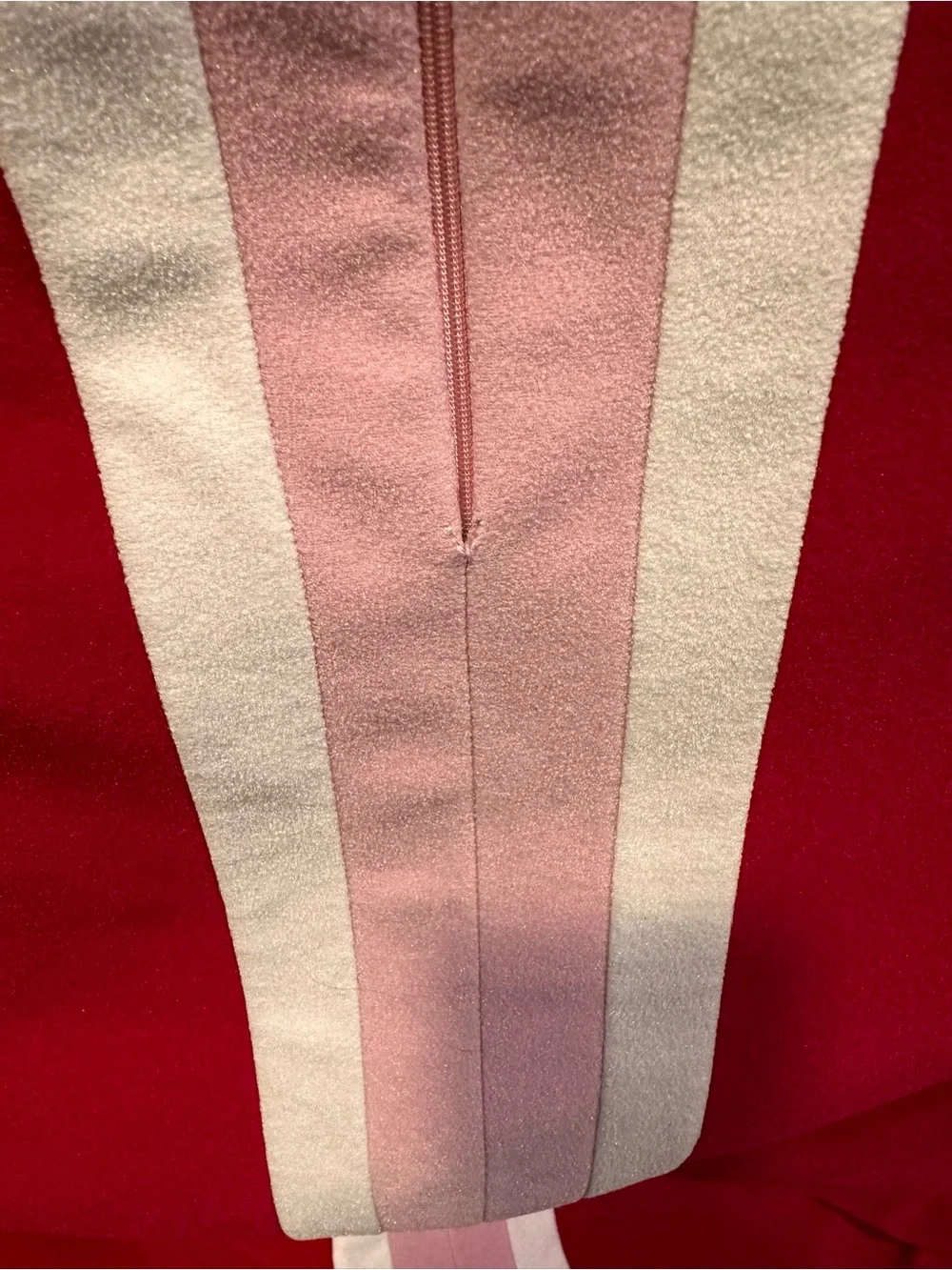 Vintage 70s/80s Vanity Fair Zip-Front Velour Hostess Loungewear size XXL